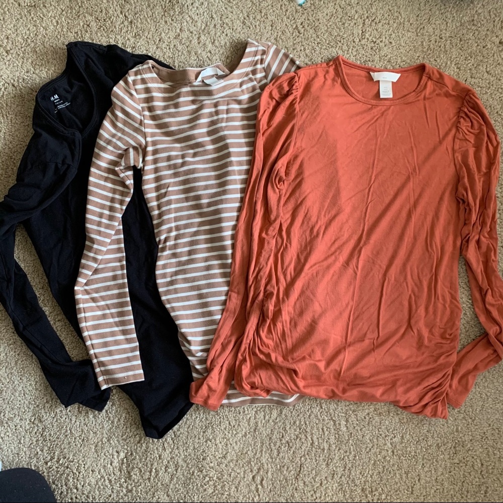 HM MATERNITY LONG SLEEVE TOPS